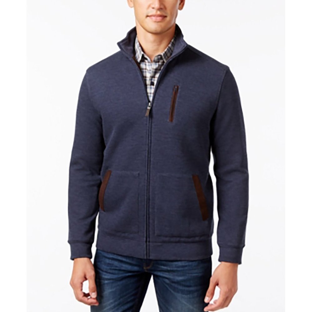 Tasso Elba Men's Zip Front Sweater Jacket